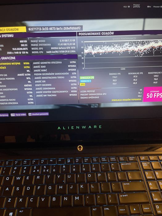 Alienware 17 R5 GTX 1070 Intel i7-8750H SSD