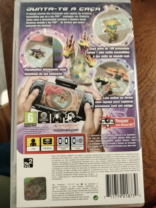 Jogo PSP PlayStation Invizimals a nova dimensão