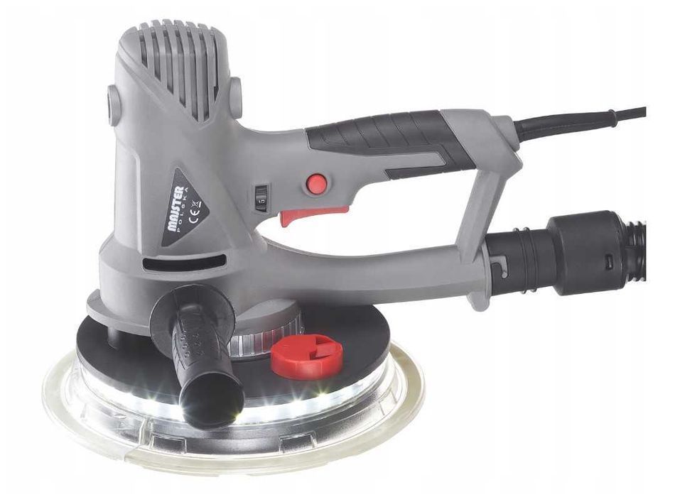 SZLIFIERKA do GIPSU GŁADZI Tynków Ścian Sufitów LED 1800W Tarcze Nowa