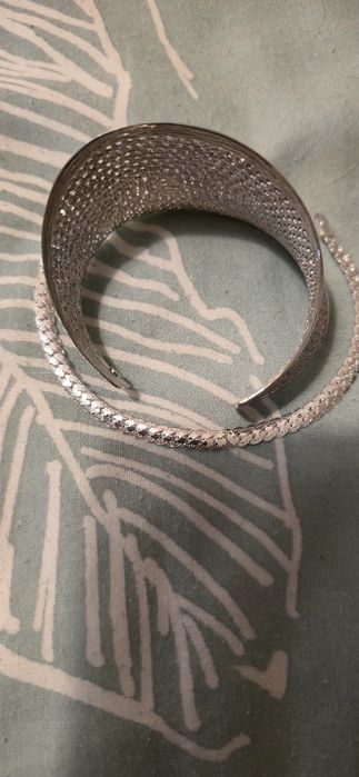 Bracelete finissimo em prata  italiana.