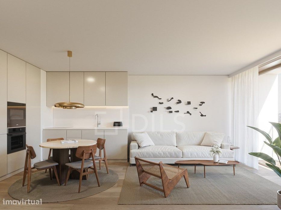 Apartamento T2 com varanda no novo empreendimento no campo Grande