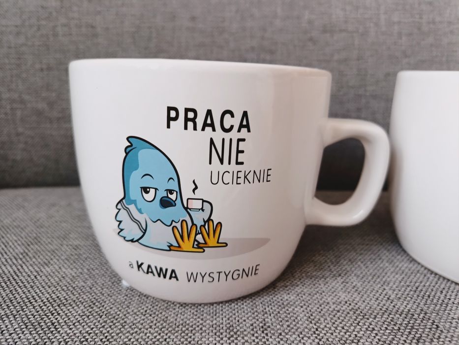 Doniczki ceramiczne na kwiatki, dwie sztuki, jak nowe