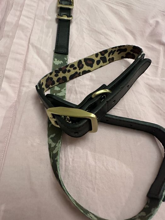 Ошейники для собак кожа+износостойкая  ткань