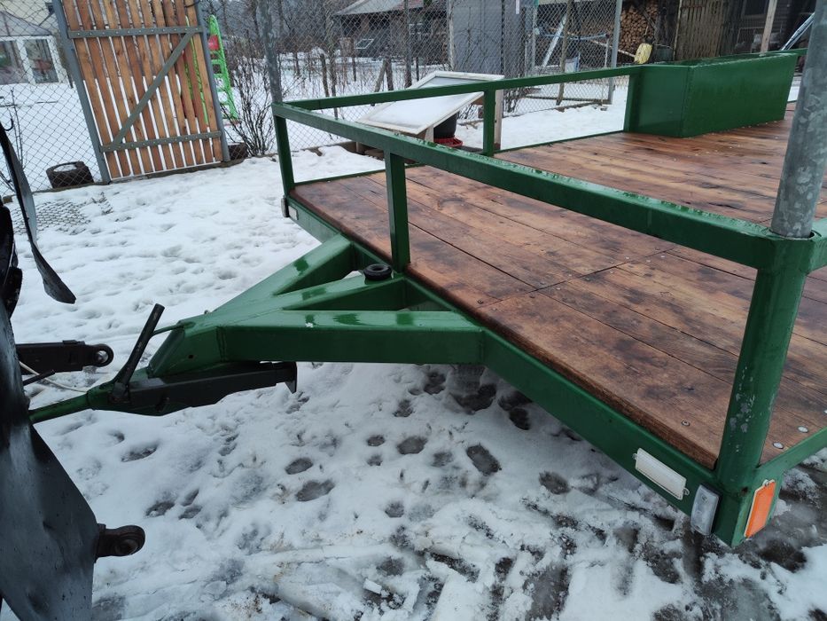 Platforma niskopodłogowa 55cm niskopodwoziowa przyczepa dłużyca do sło