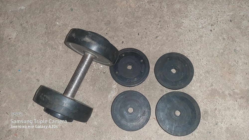 Гантеля 16 кілограм