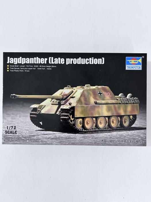 Czołg Jagdpanther model do sklejania Trumpeter