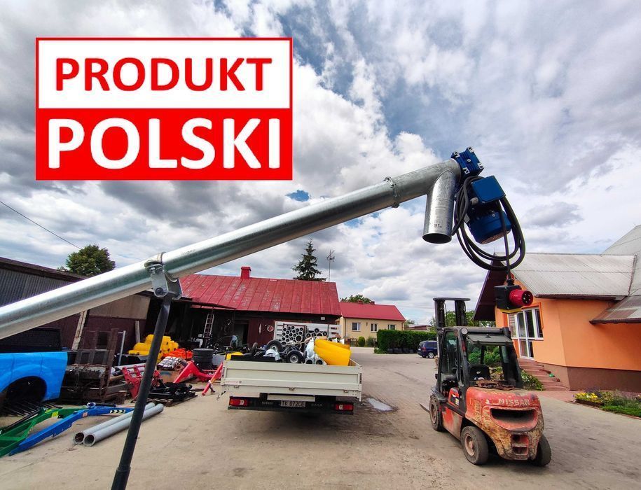 PROMOCJA-Żmijka do zboża-rura ocynkowana-przenośnik zbożowy 110/140/160/180/220-nowa- dostawa pod wskazany adres
