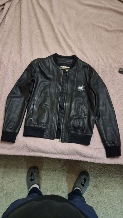 Куртка кожаная bikkembergs