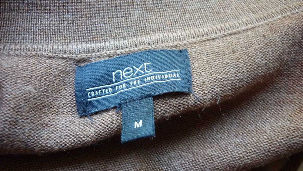 Next- sweter  damski rozpinany- wełna r; m/l