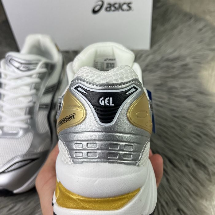 Кросівки чоловічі Asics Gel-Kayano 14 білі/сірі/золоті, (41-46) розміри