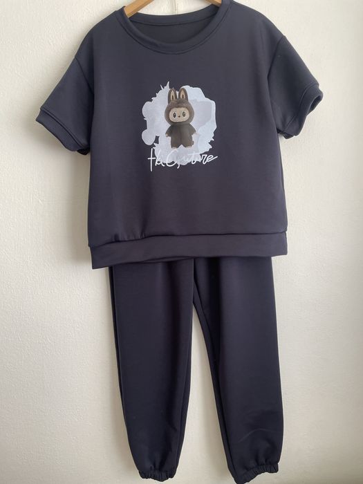 Dres komplet damski masełko labubu oversize kolory