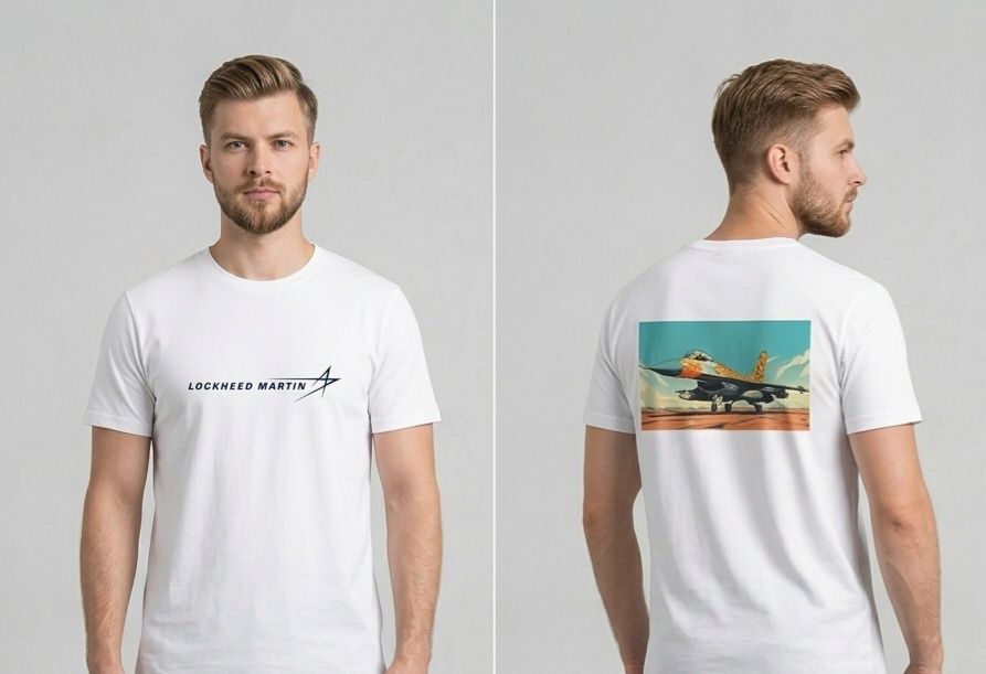 Футболка Lockheed Martin aviation  streetwear