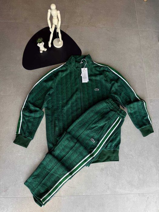 Чоловічий Спортивний костюм Lacoste Monogram green