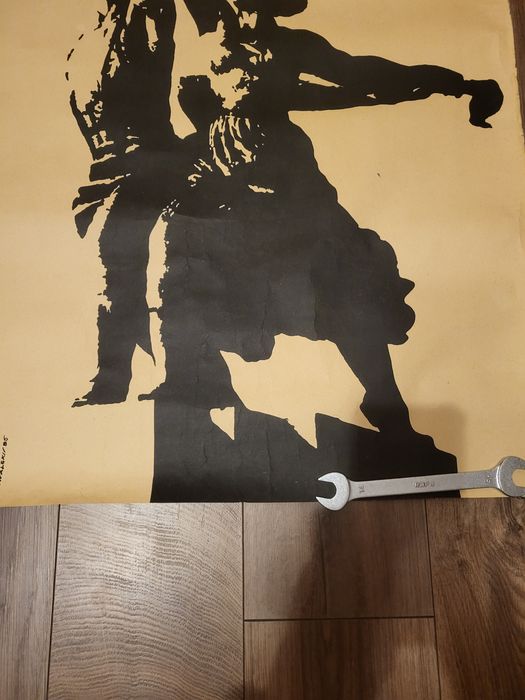 Plakat upamietniajacy  Rewolucje Pazdziernikowa