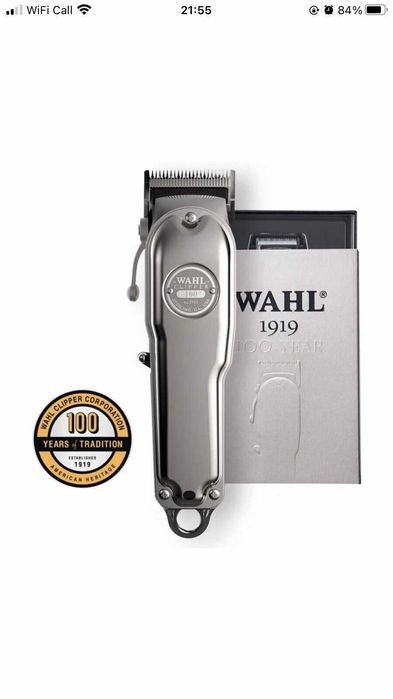 Wahl Senior Cordless 5 Star Metal Edition | Легенда барберингу зі США | Ідеальний стан, повний комплект