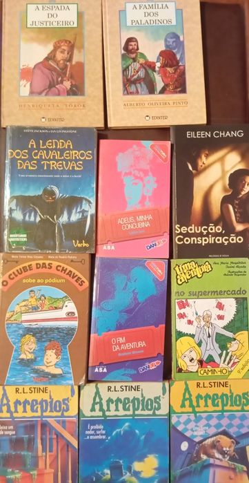 Livros diversos em bom estado
