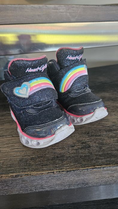 Осінні черевички Sketchers 22 розмір з підсвіткою