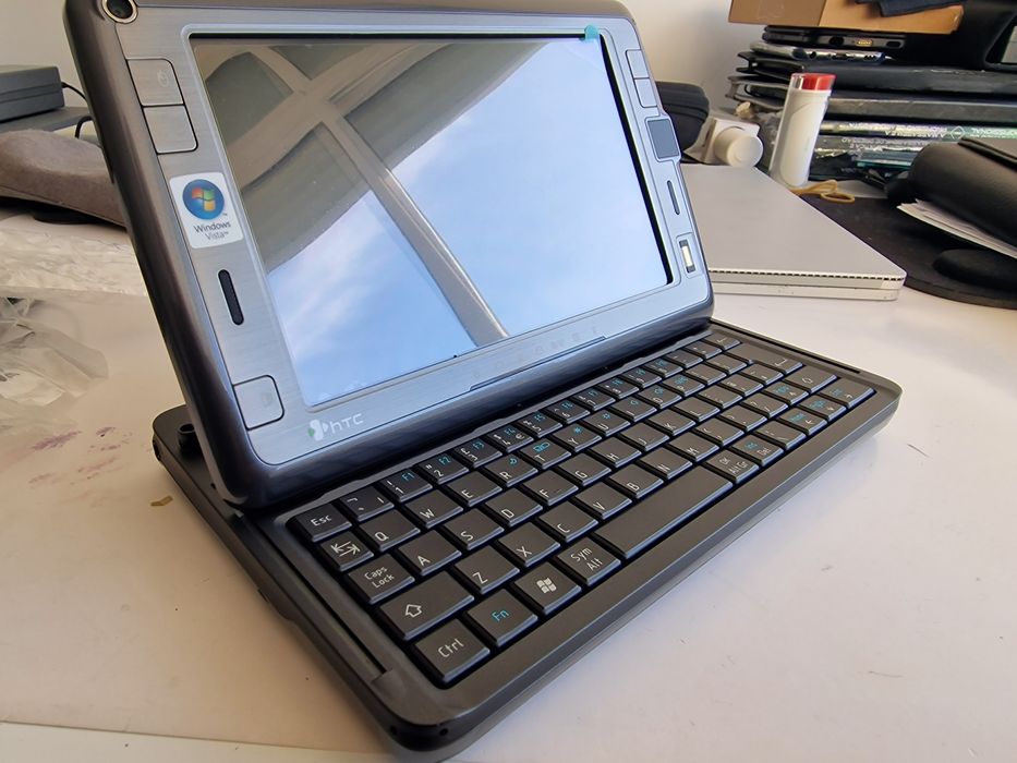 HTC X9500 com Windows Vista e Snapvue em estado novo