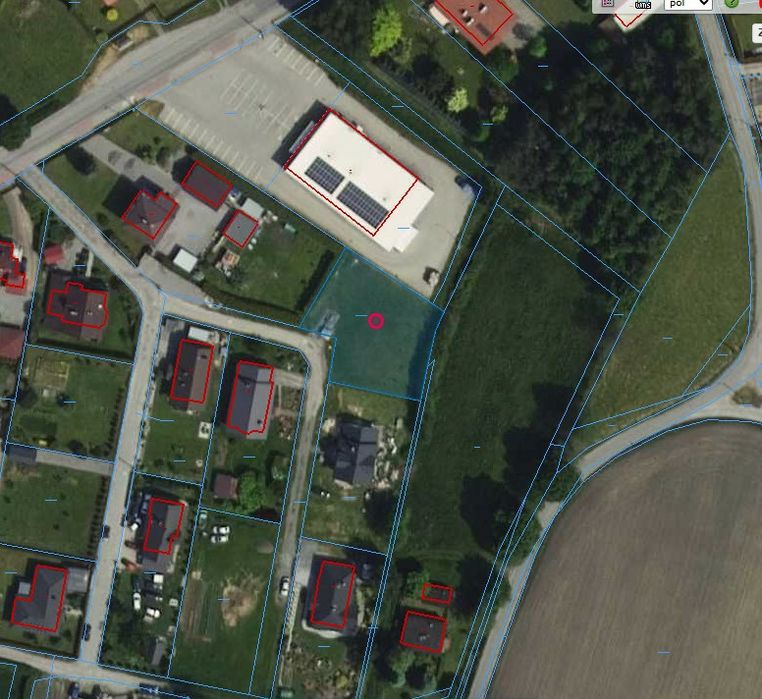 Działka budowlana 935m2, Chybie