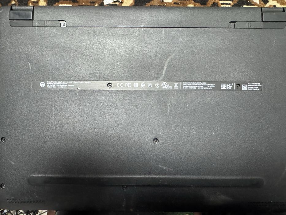 Ноутбук на amd a8 Hp 15 ba027nd