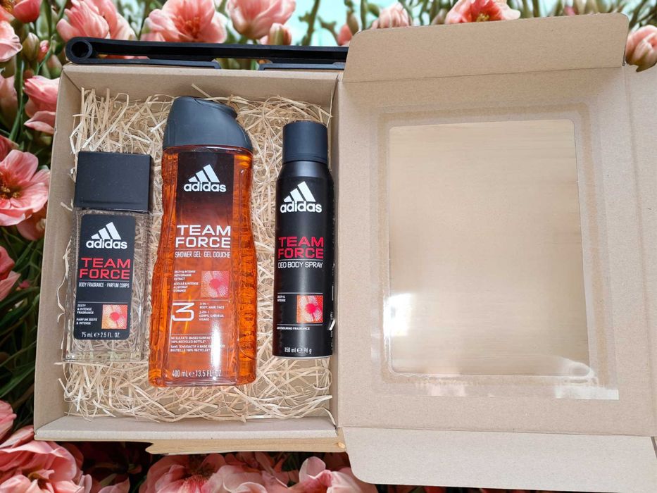 Zestaw kosmetyków Adidas dezodorant 75ml+ DEO spray 150 ml + żel
