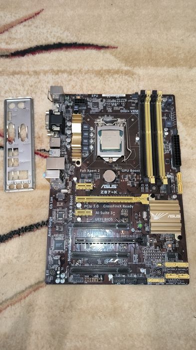 Срочно z87 i5 4460 ігровий комплект на 1150