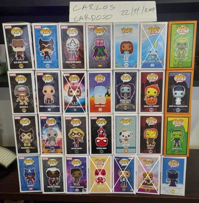 Funko Pop's! (Anime Marvel DC Movies Disney Terror, etc)