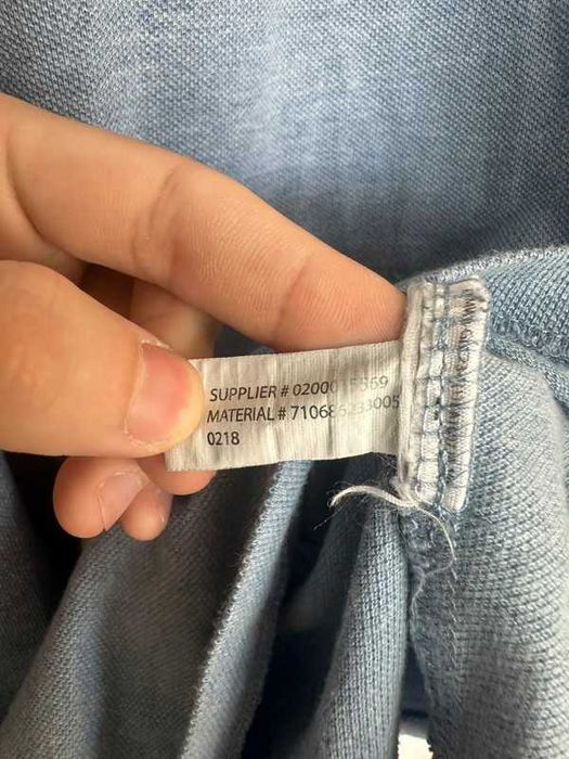 Polo Ralph Lauren longsleeve Polo błękitne