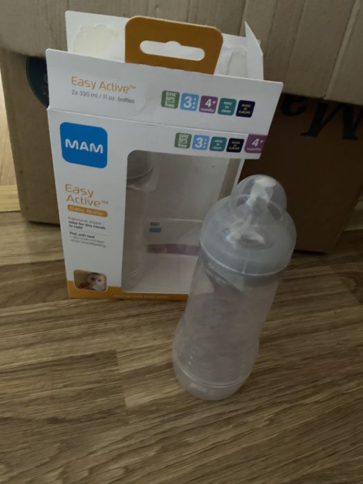 Новая бутылочка МАМ Tommee Tippee соски