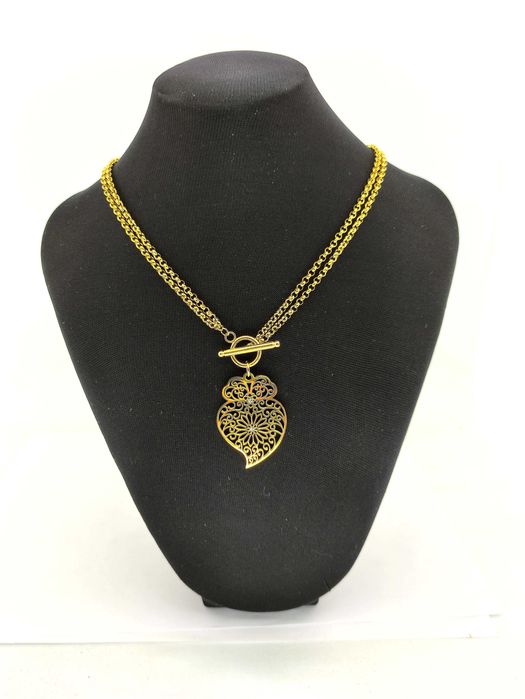 Colar Coração de Viana - Aço