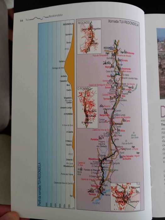 Camiños Portugueses de Peregrinación a Santiago/Tramos Galegos
