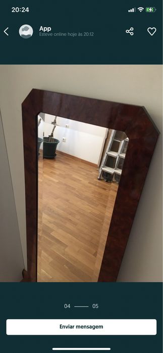 Espelho novo castanho