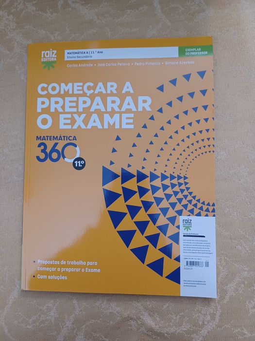 Matemática 360 11 - Matemática A - 11.º ano - versão professor