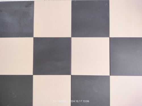 Gres ściana/podłoga biała /czarna matowa satyna 9,8x9,8 10x10 gat.1