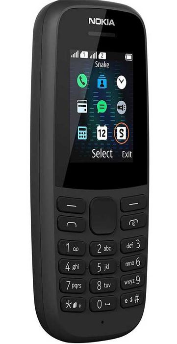 Nokia 105 4 MB / 4 MB 2G czarny DUAL SIM J.POLSKI
