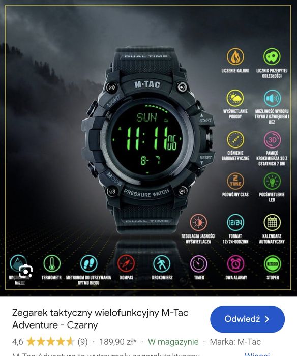 Zegarek M-TAC military 24