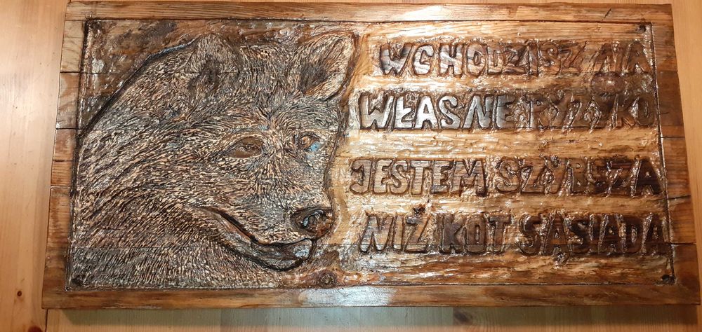 tabliczka na furtkę (PIES)