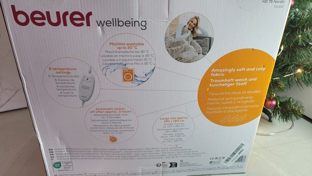 Ковдра з обігрівом Baurer HD75 Nordic