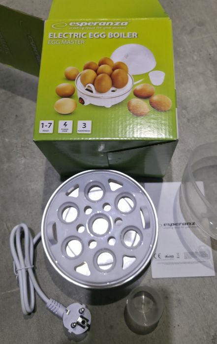 Jajowar elektryczny  mozliwosc gotowania od 1 do 7 jajek jednoczesnie