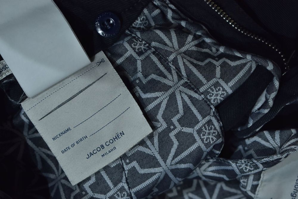 Jacob Cohen Bobby Granatowe Spodnie Chino Slim Fit 30