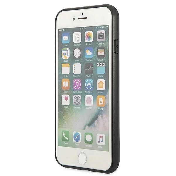 Etui Guess 4G Metal Gold Logo na iPhone SE 2022 / 2020 / 7 / 8 - brązo