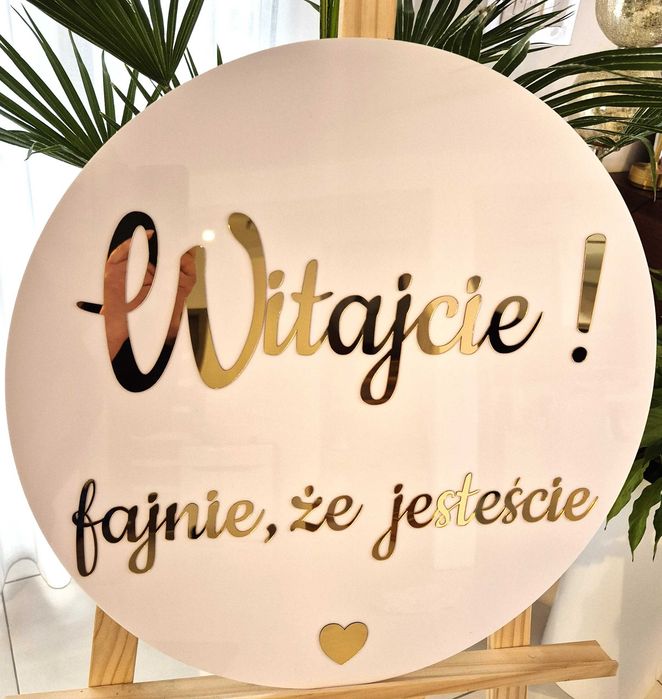 Tablica powitalna ślub urodziny