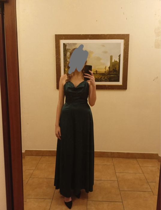 Zielona sukienka na studniówkę