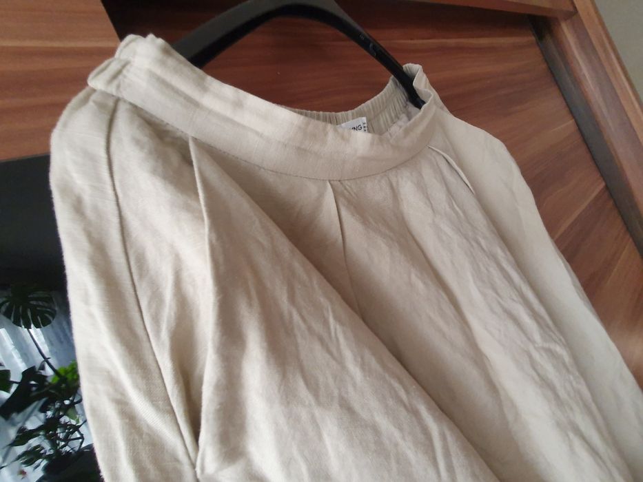 Mango maxi spodnica lniana M