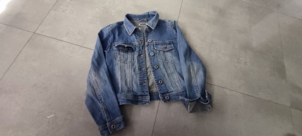 Super kurtka jeansowa dla dziewczynki 140 cm