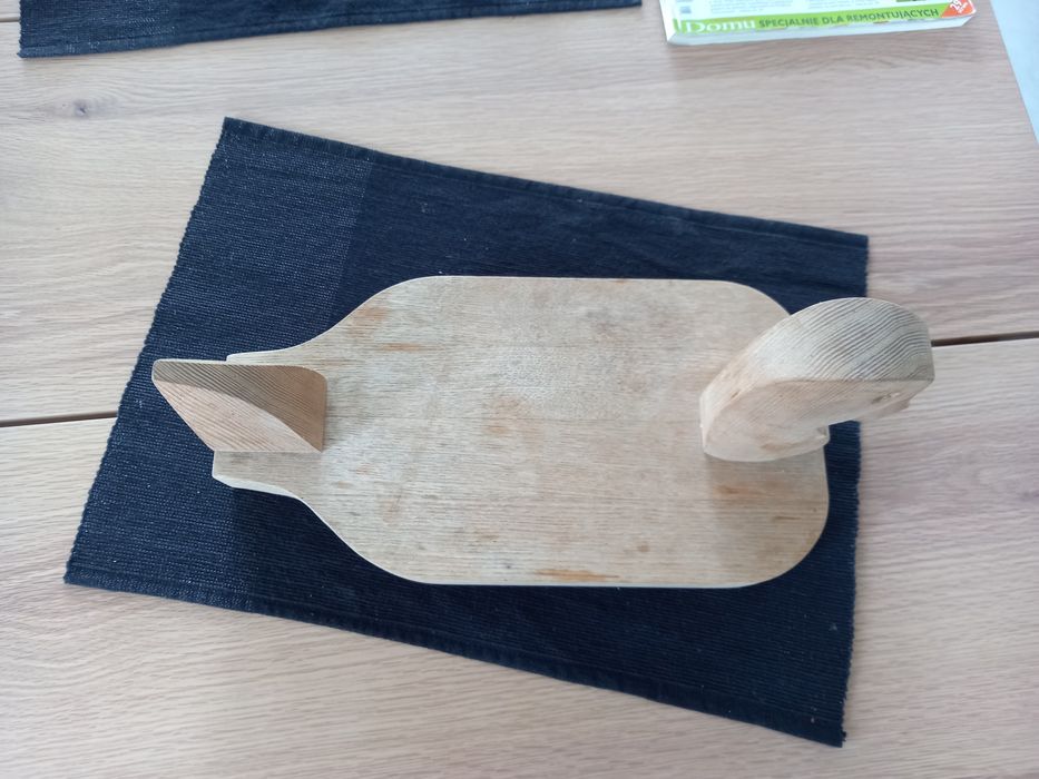 Kaczka drewniana tacka deska ozdoba