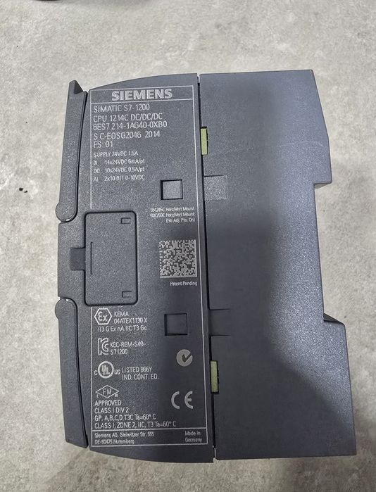 Siemens PLC S7-1200 1214C DC/DC/DC