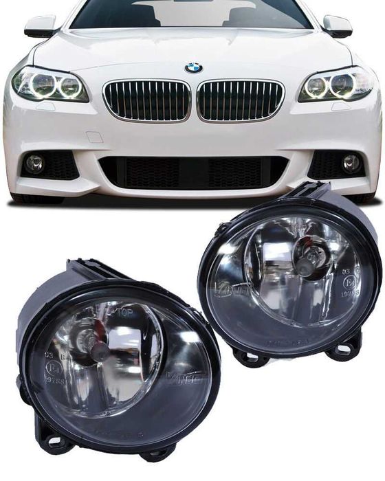 BMW E92 E93 F10 F11 F07 туманки м бампер комплект противотуманных фар