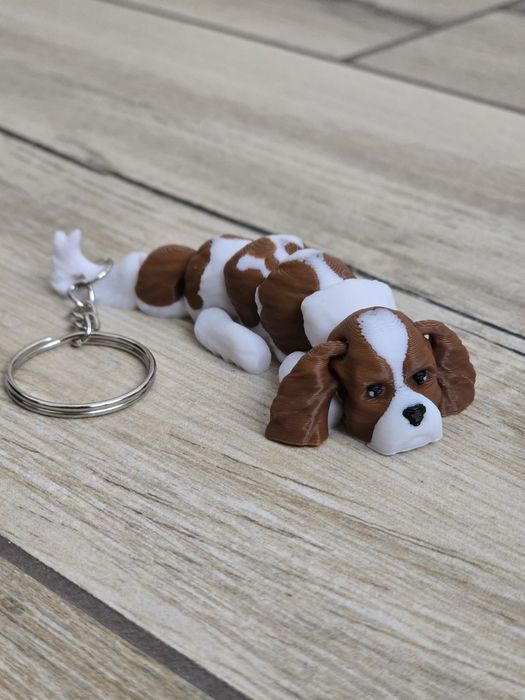 Uroczy Brelok Cavalier King Charles Spaniel 3d - Druk3d fidget