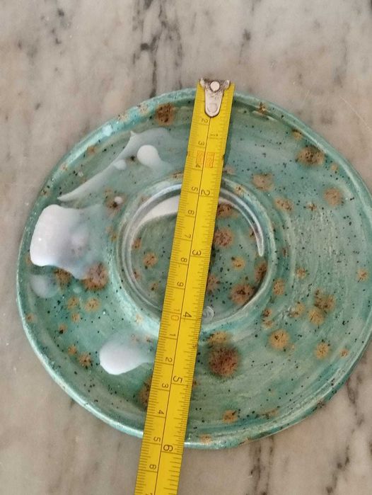 Luminária Porta Vela Cerâmica Artesanal